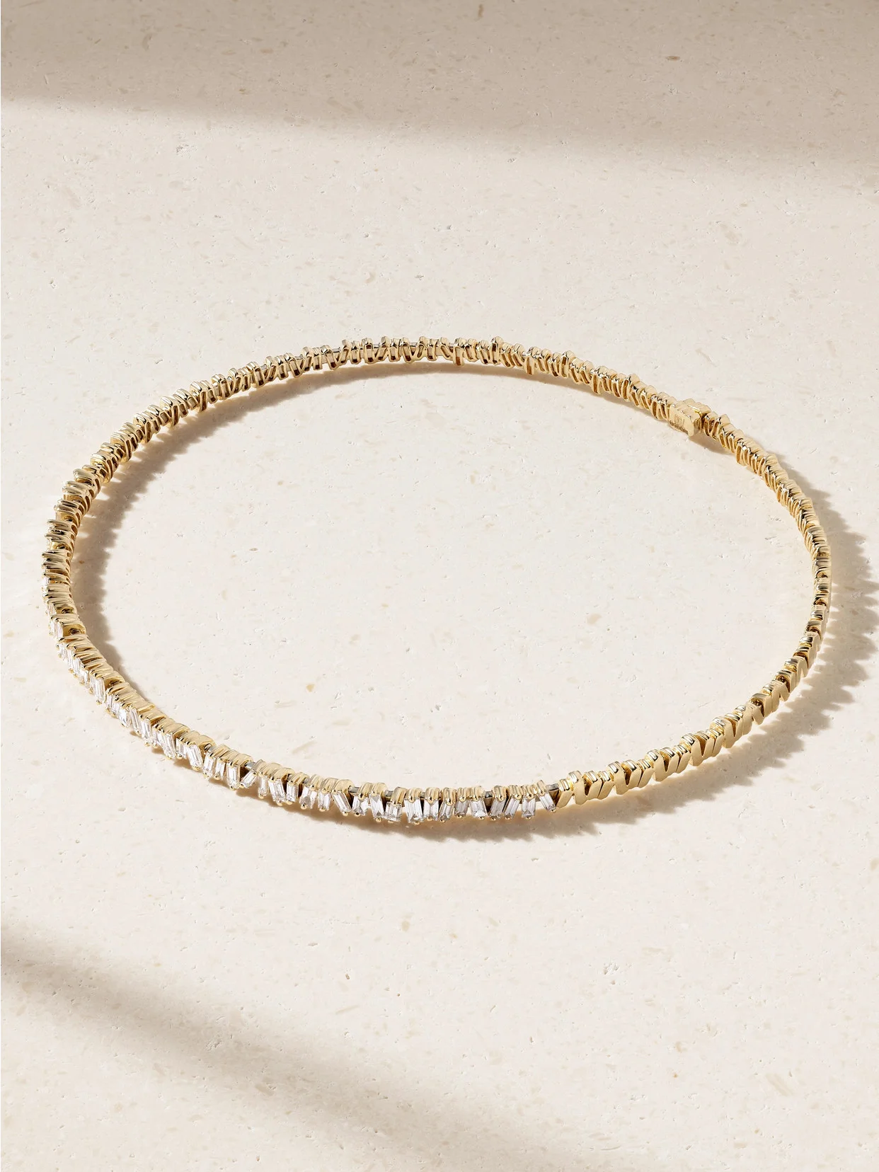 18-karat Gold Diamond Choker - 1