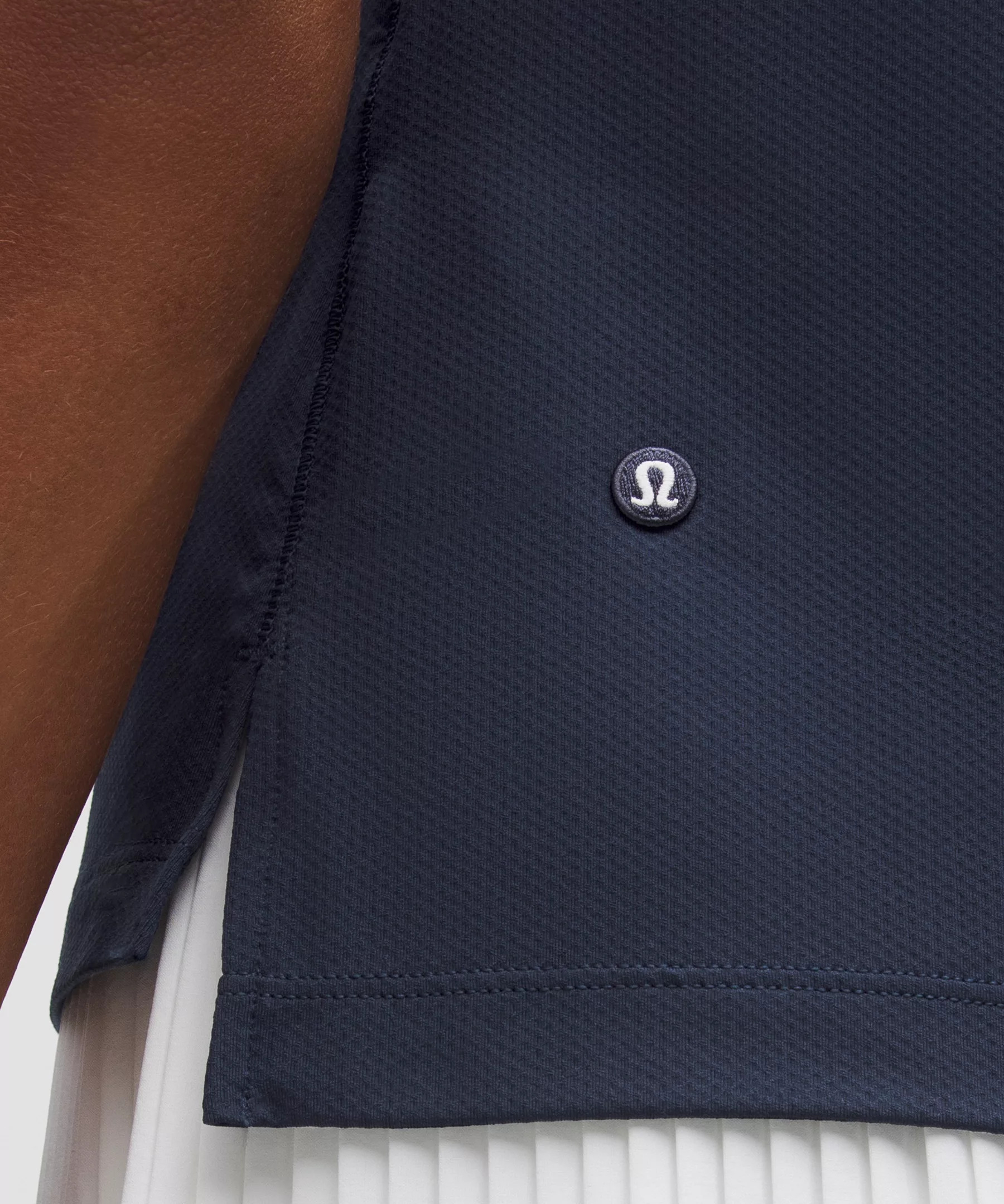 Quick-Dry Sleeveless Polo Shirt Straight Hem *Graphic - 5