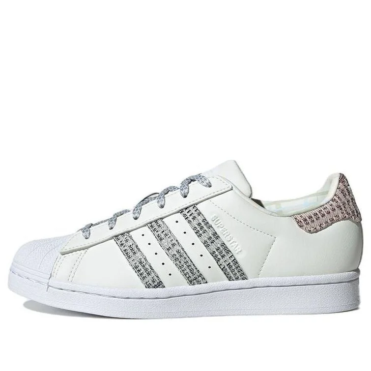 (WMNS) adidas Superstar Shoes 'Plaid White' GX2180 - 1