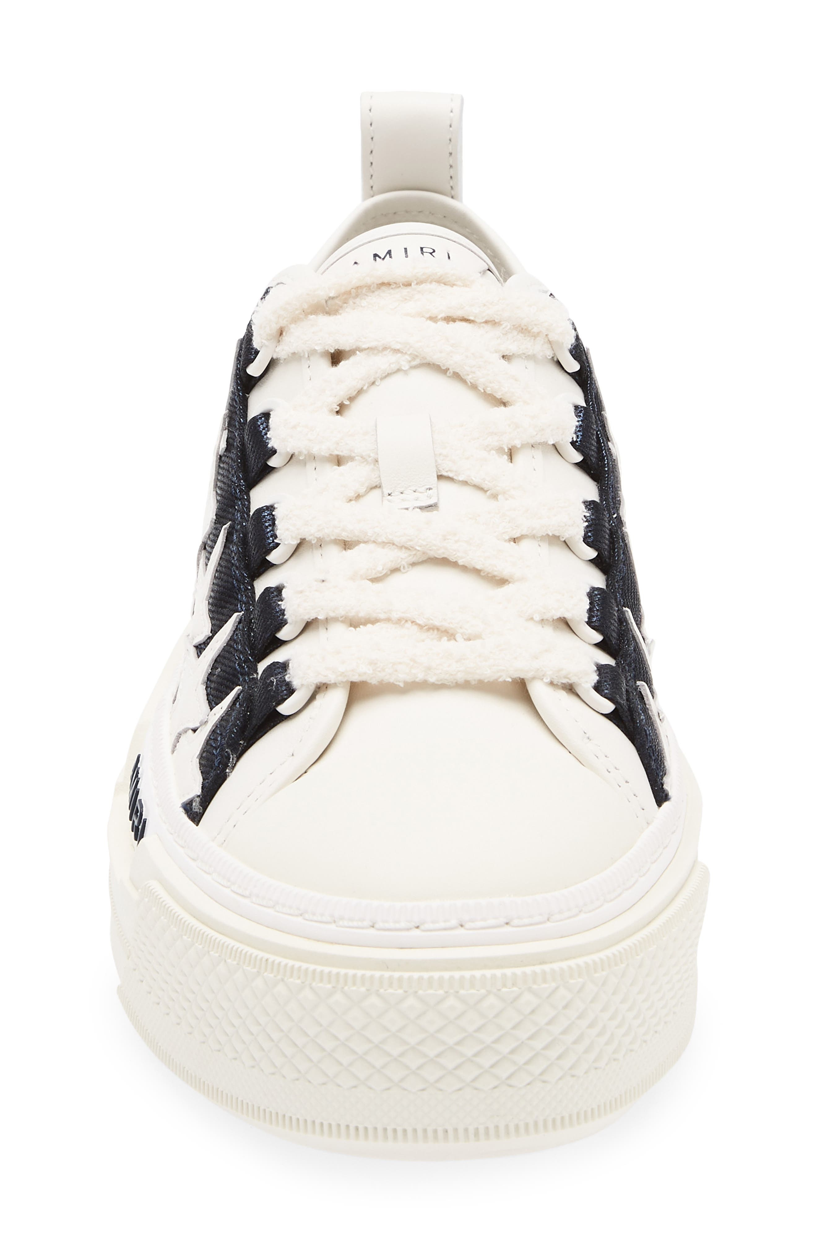 AMIRI Denim Stars Low Top Platform Sneaker in Wet Shimmer at Nordstrom - 4