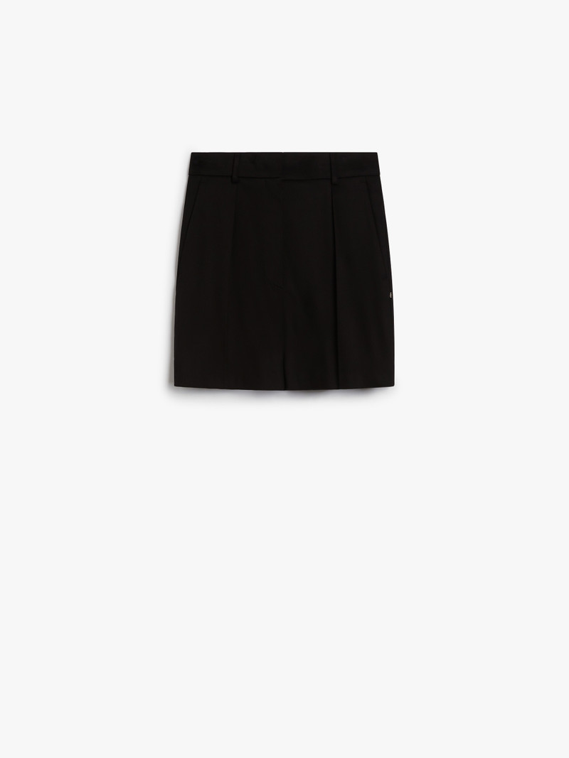 UNICO12 Stretch gabardine shorts 1
