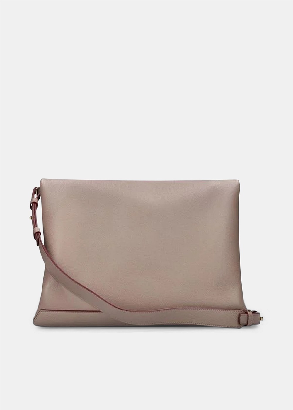 Taupe Soft Flap Bag - 3