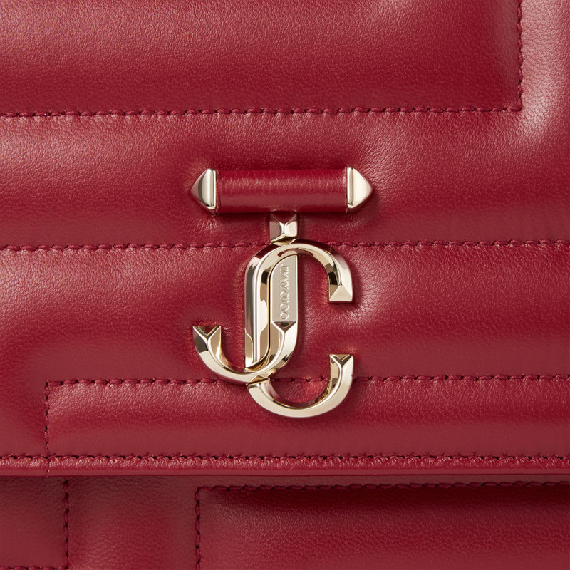 Avenue Quad
Cranberry Avenue Nappa Leather Bag with JC Emblem 3