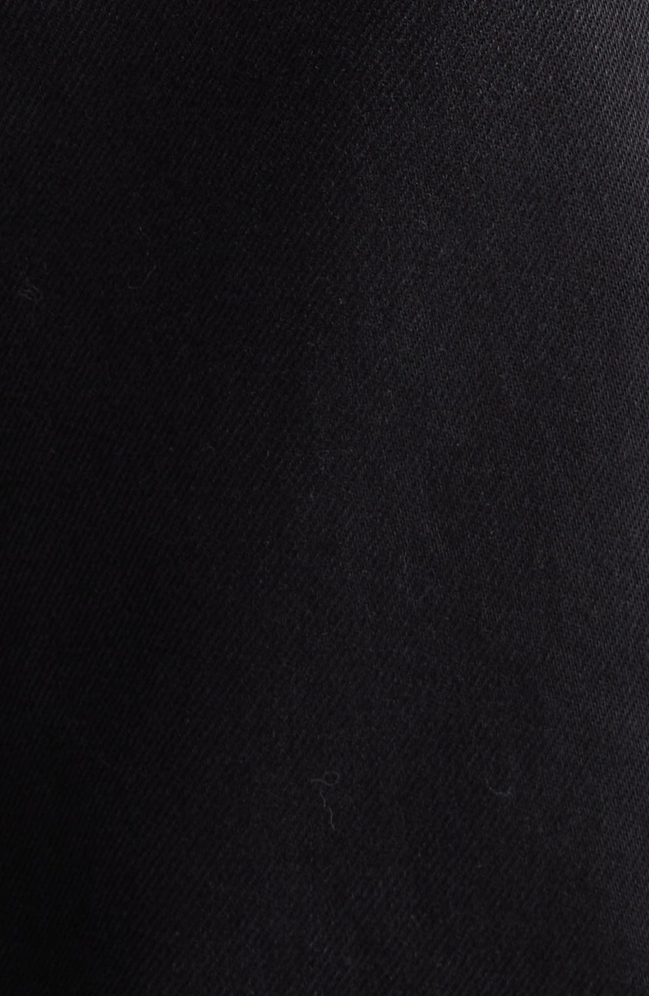 TOTEME Classic High Waist Rigid Straight Leg Jeans in Faded Black at Nordstrom - 7