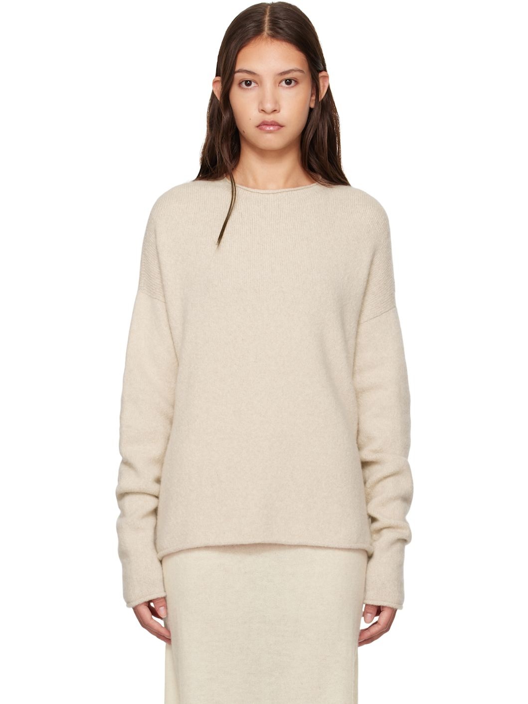 Beige Soft Sweater - 1