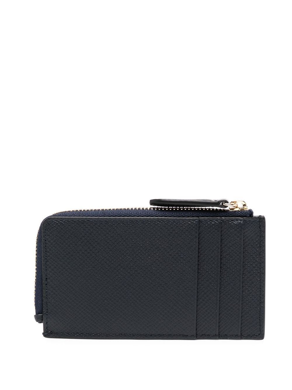 logo-embossed zip wallet - 2