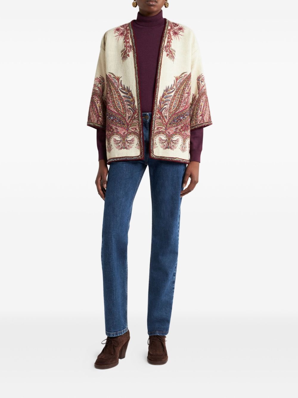 paisley-patterned top - 2