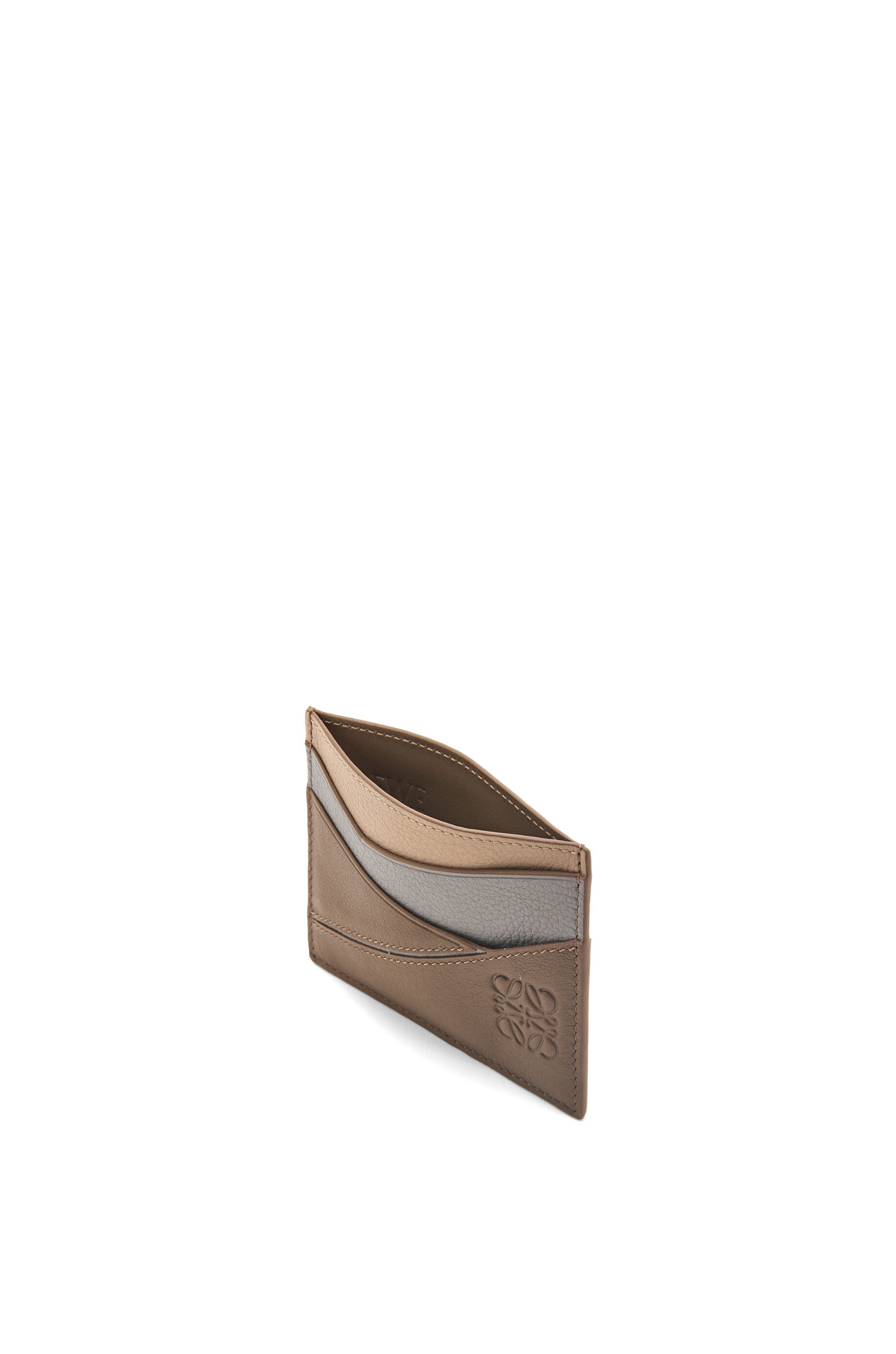 Puzzle plain cardholder in classic calfskin - 2