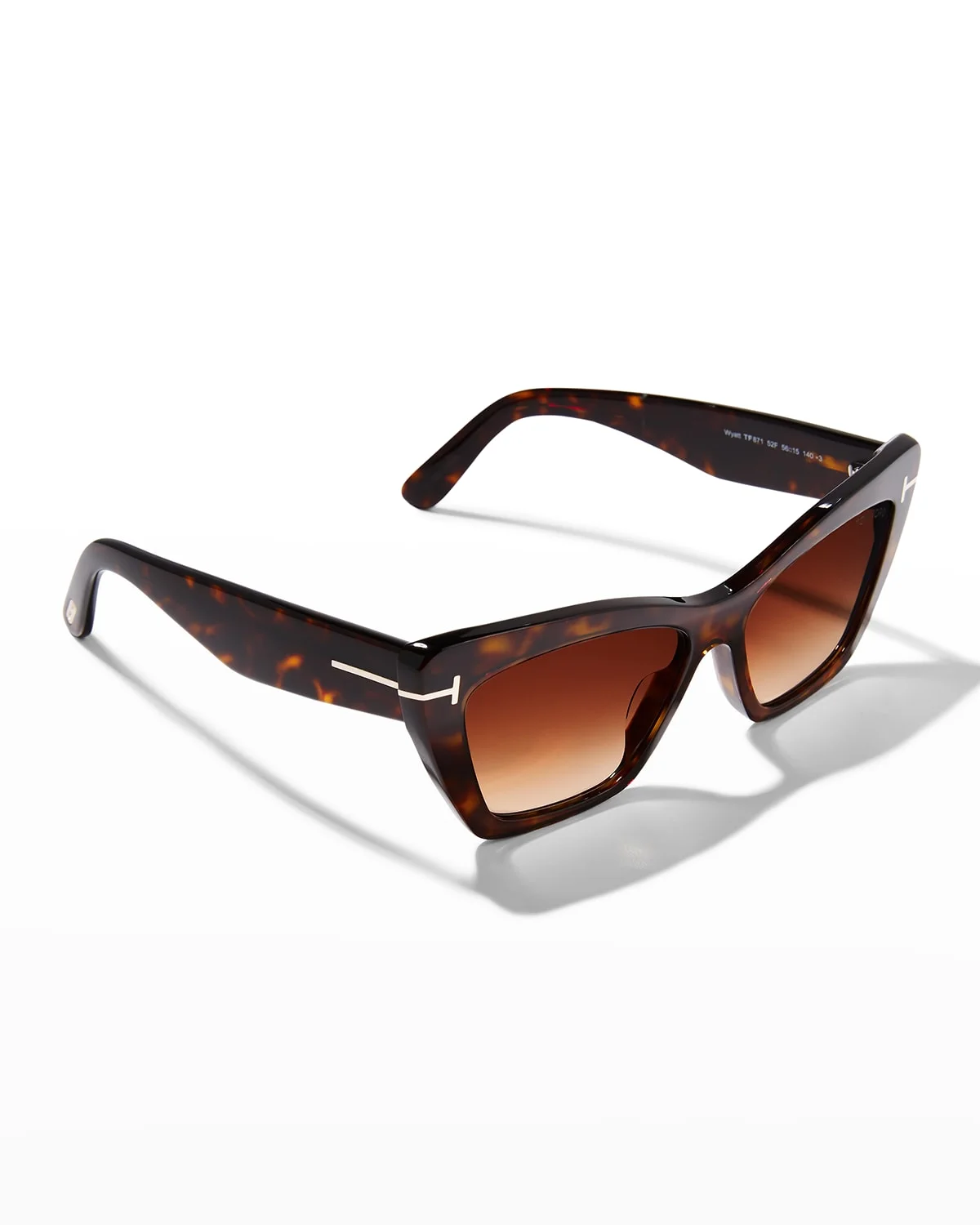 Wyatt Plastic Cat-Eye Sunglasses - 1
