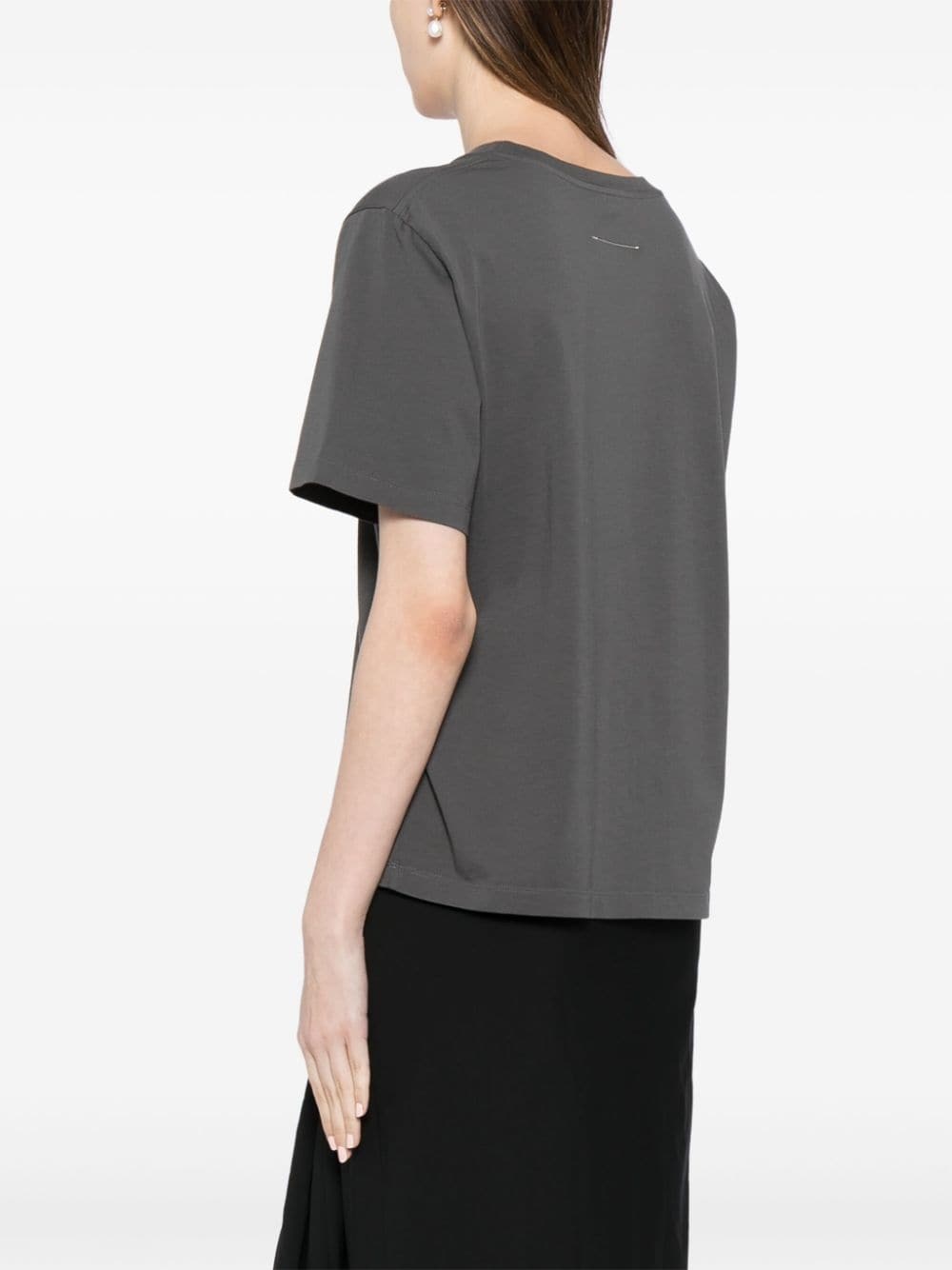 logo-print cotton T-shirt - 4