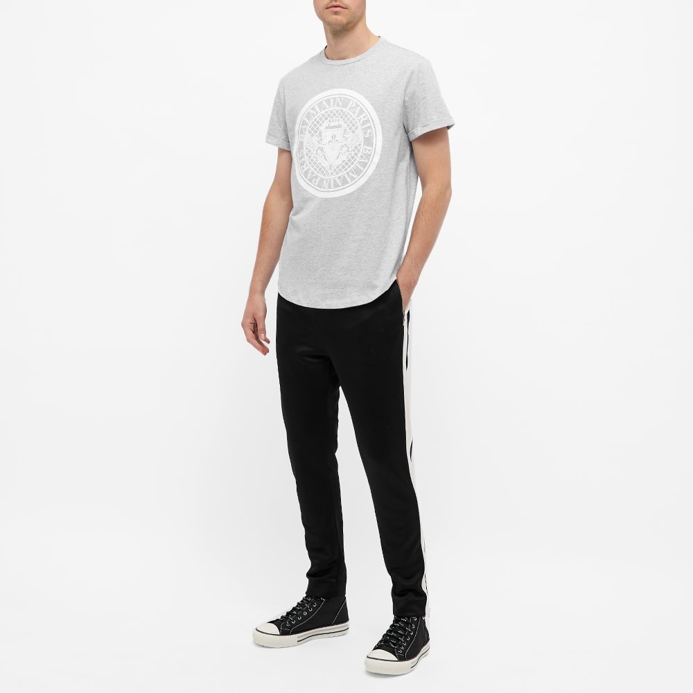 Balmain Flocked Coin Tee - 6