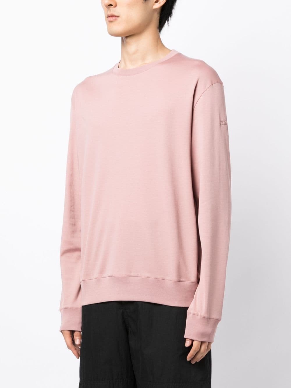 long-sleeved cotton sweatshirt - 3
