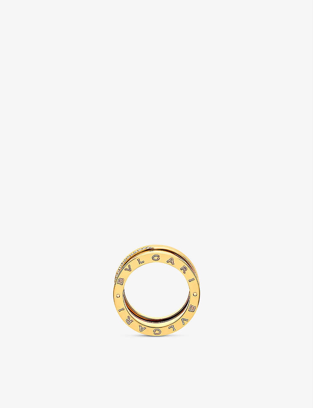 B.zero1 18ct yellow-gold and 0.22ct brilliant-cut diamond ring - 2
