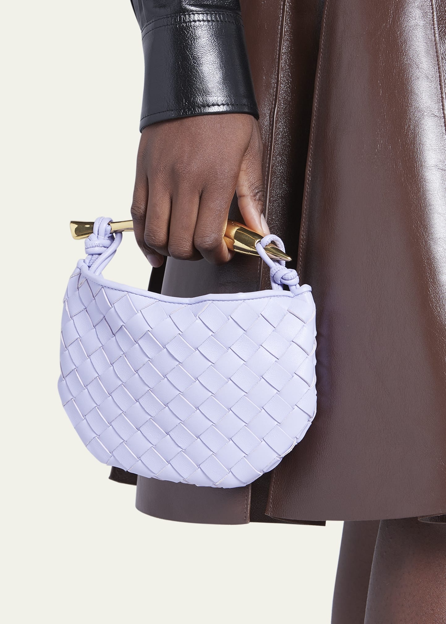 Mini Sardine Intrecciato Top-Handle Bag - 2