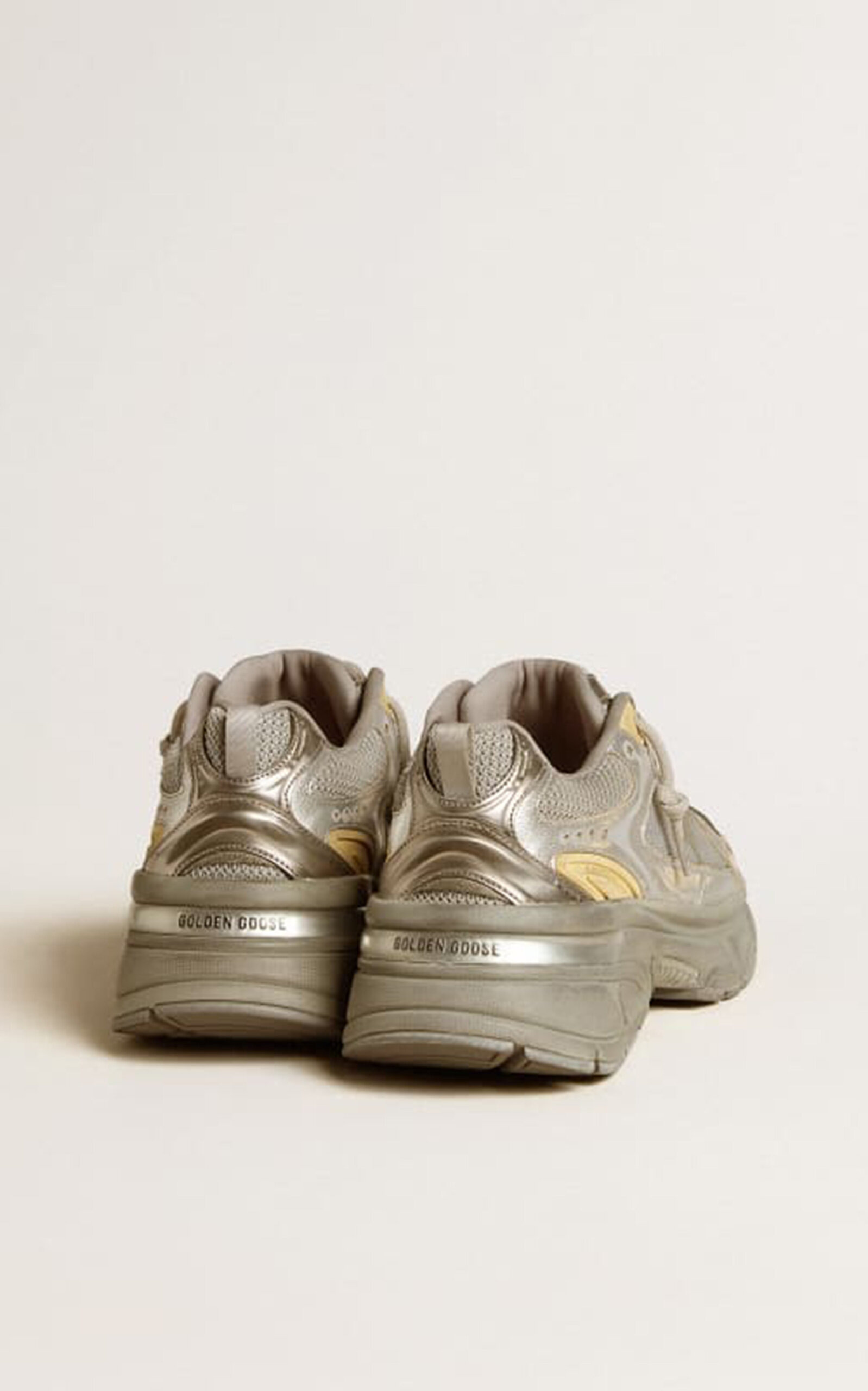 Lightstar Laminated Leather Sneakers silver - 4