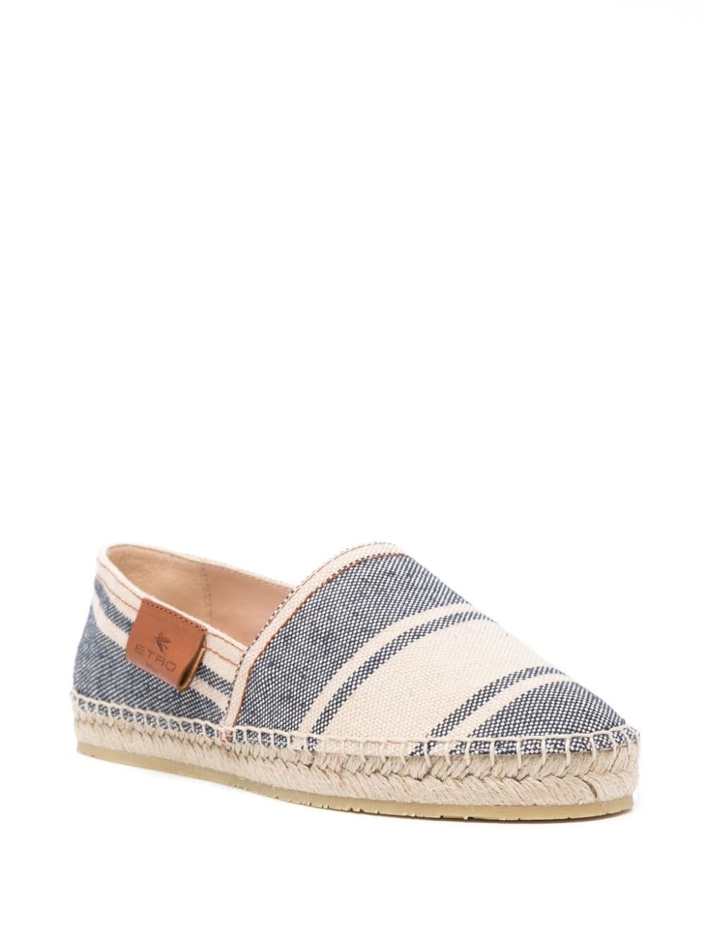 striped canvas espadrilles - 2