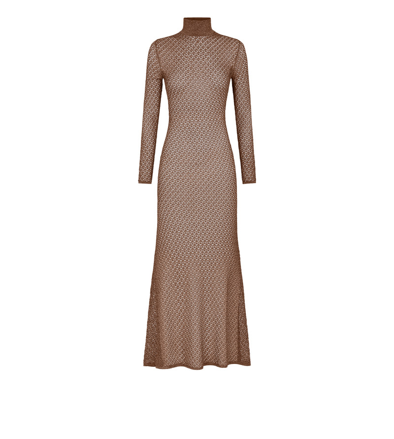 오픈 워크 LUREX 니트 MAXI DRESS 1