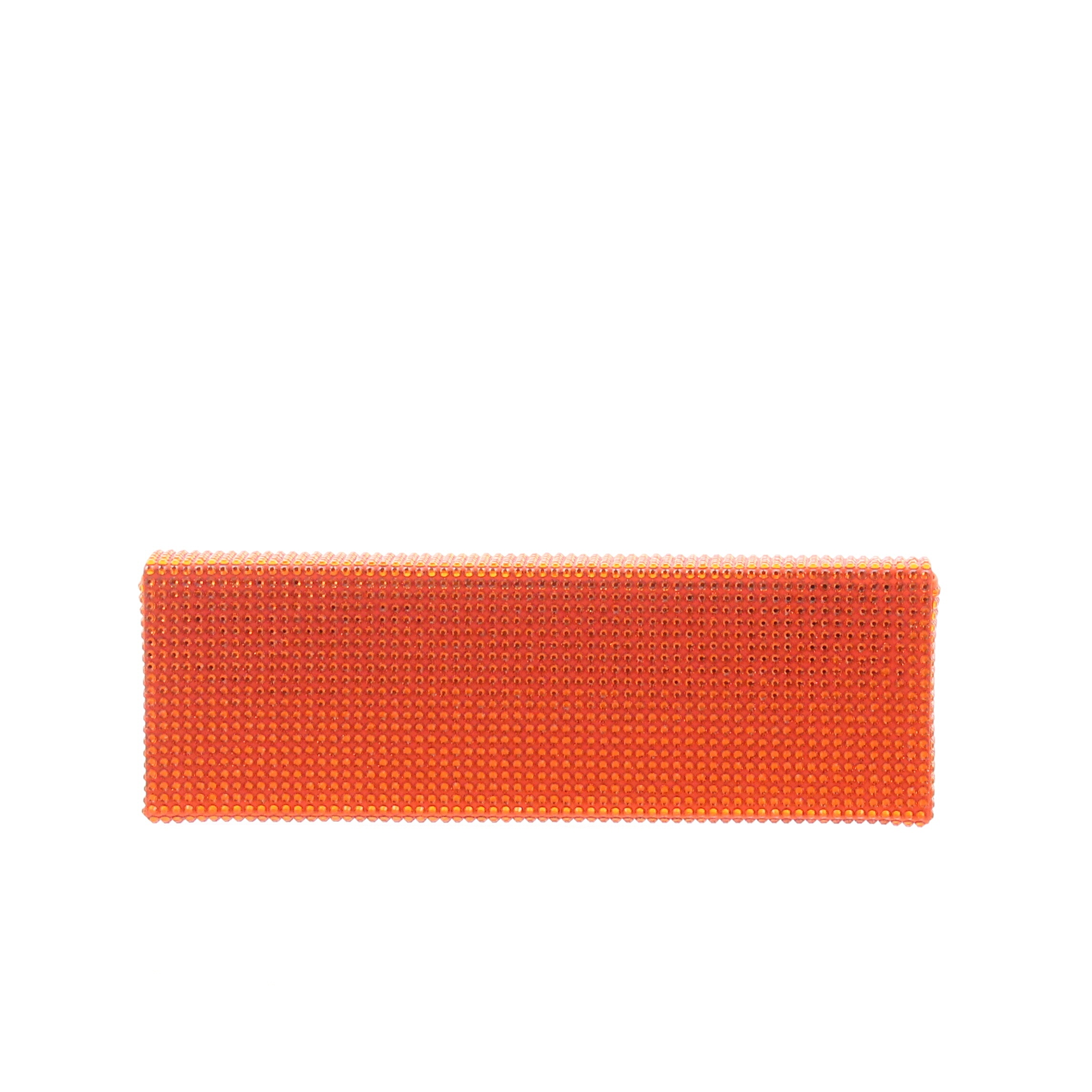 Amina Muaddi – Amini Paloma Orange with Sun Crystals - 3