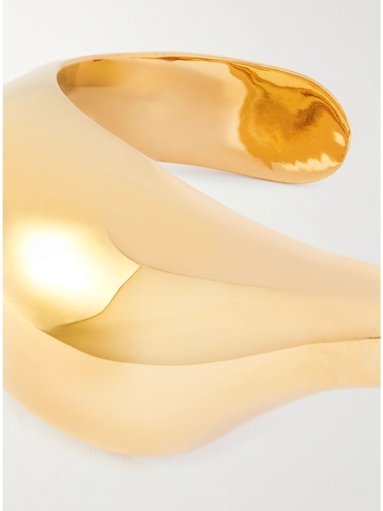 Brancusi gold-tone cuff Cream - 4