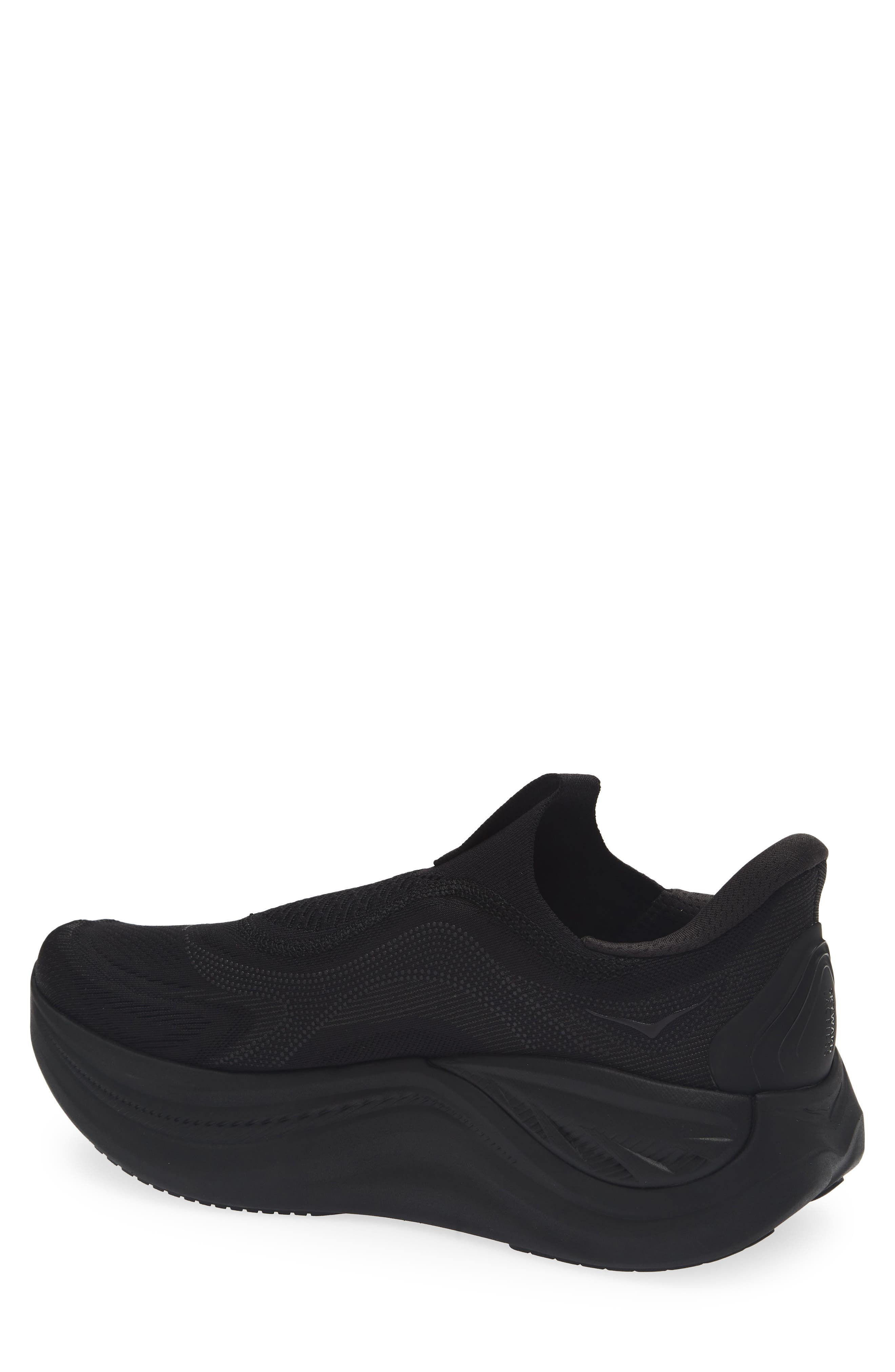 HOKA Skyward Laceless Recovery Sneaker in Black /Black at Nordstrom - 2