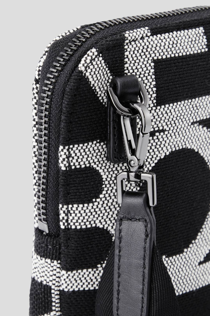 PANY JOHANNA SMARTPHONE POUCH IN BLACK/WHITE 6