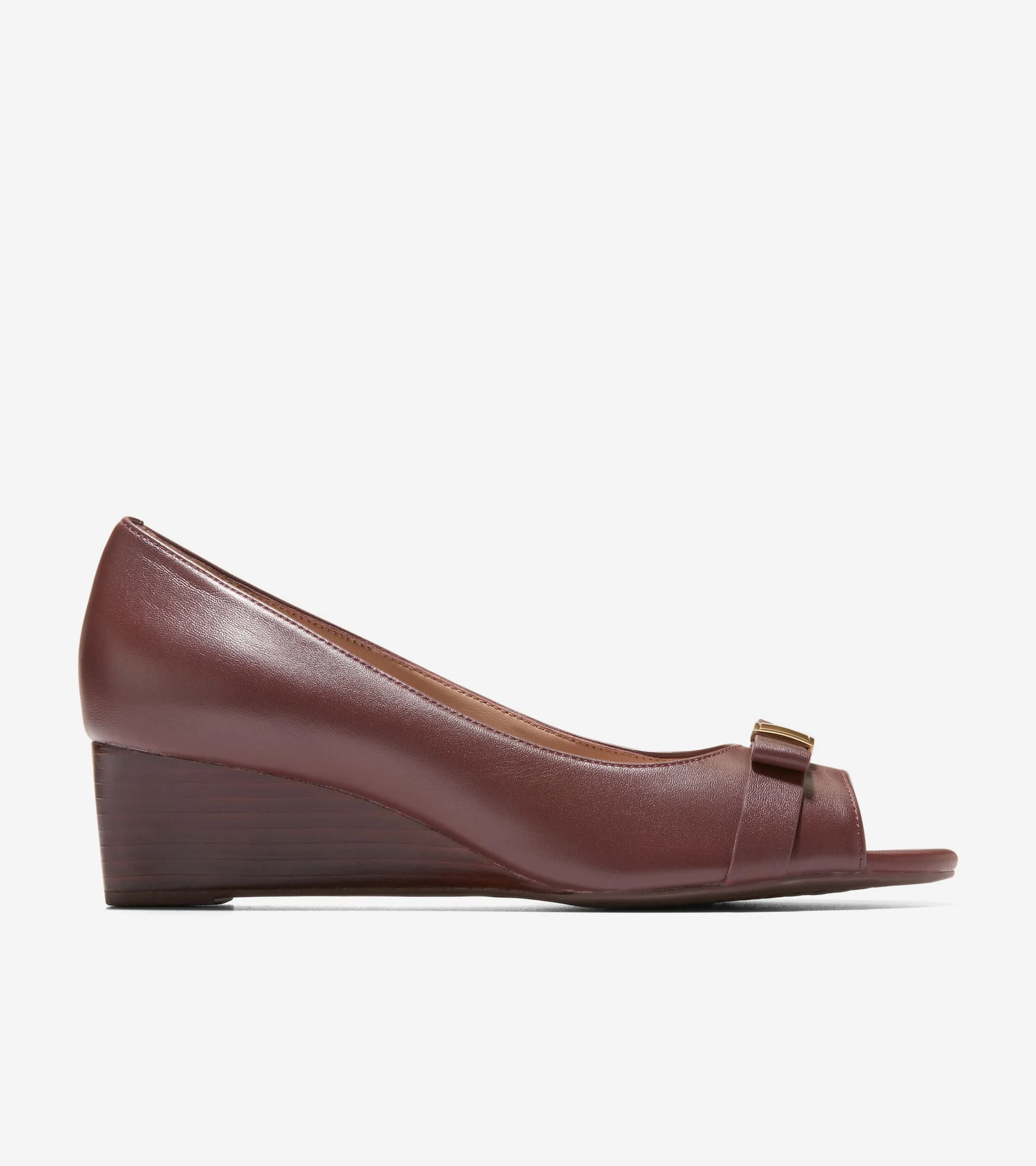 Women's Go-To Malta Peep Toe Bow Wedges - 1