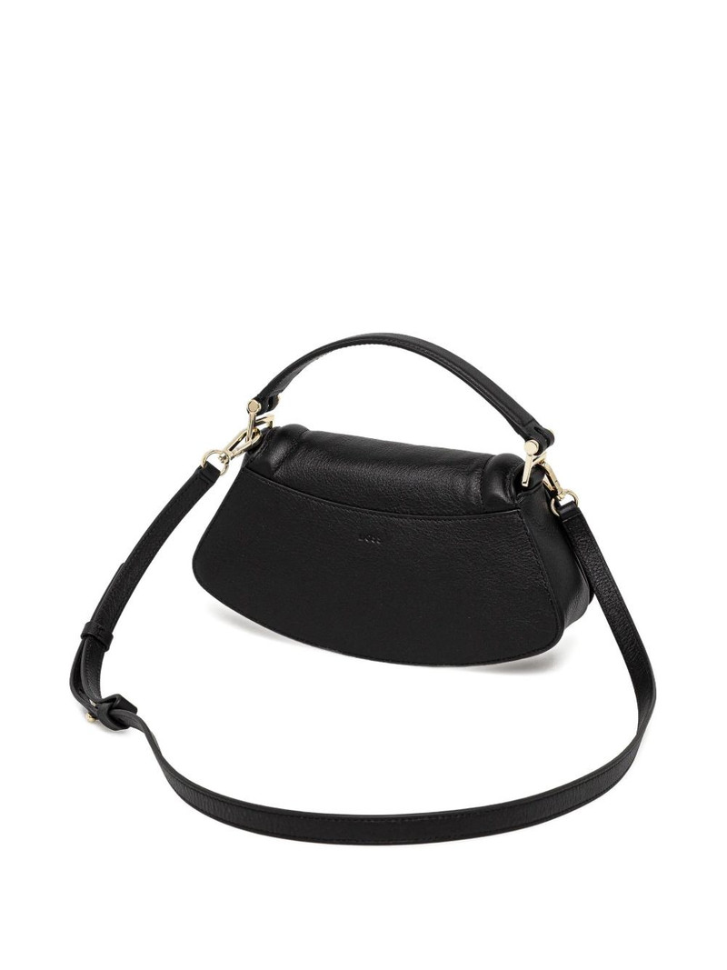 BOSS Ariell curved top-handle satchel outlook