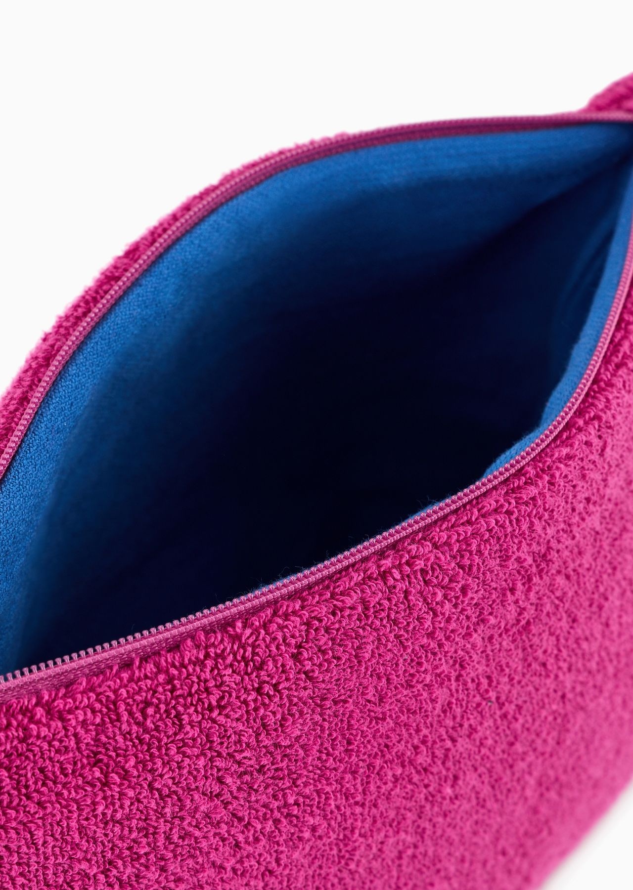 Cotton terry clutch bag - 4