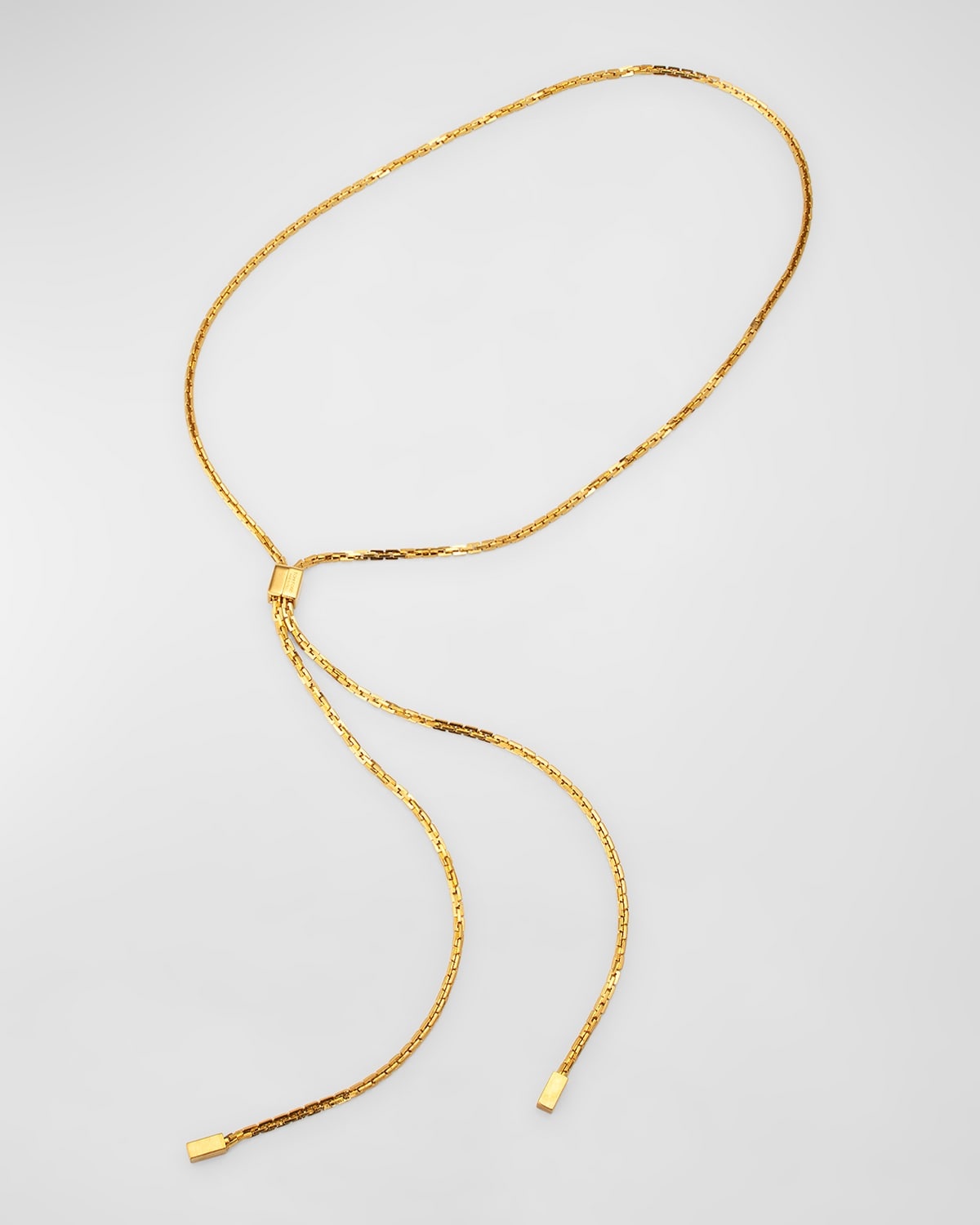 Brass Lariat Necklace - 3