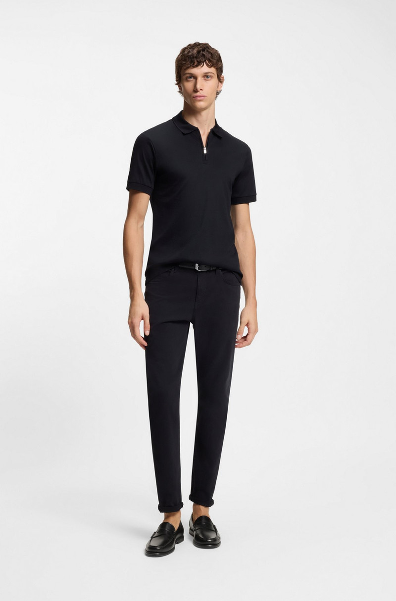 BOSS LEATHER LOAFERS WITH PENNY TRIM outlook