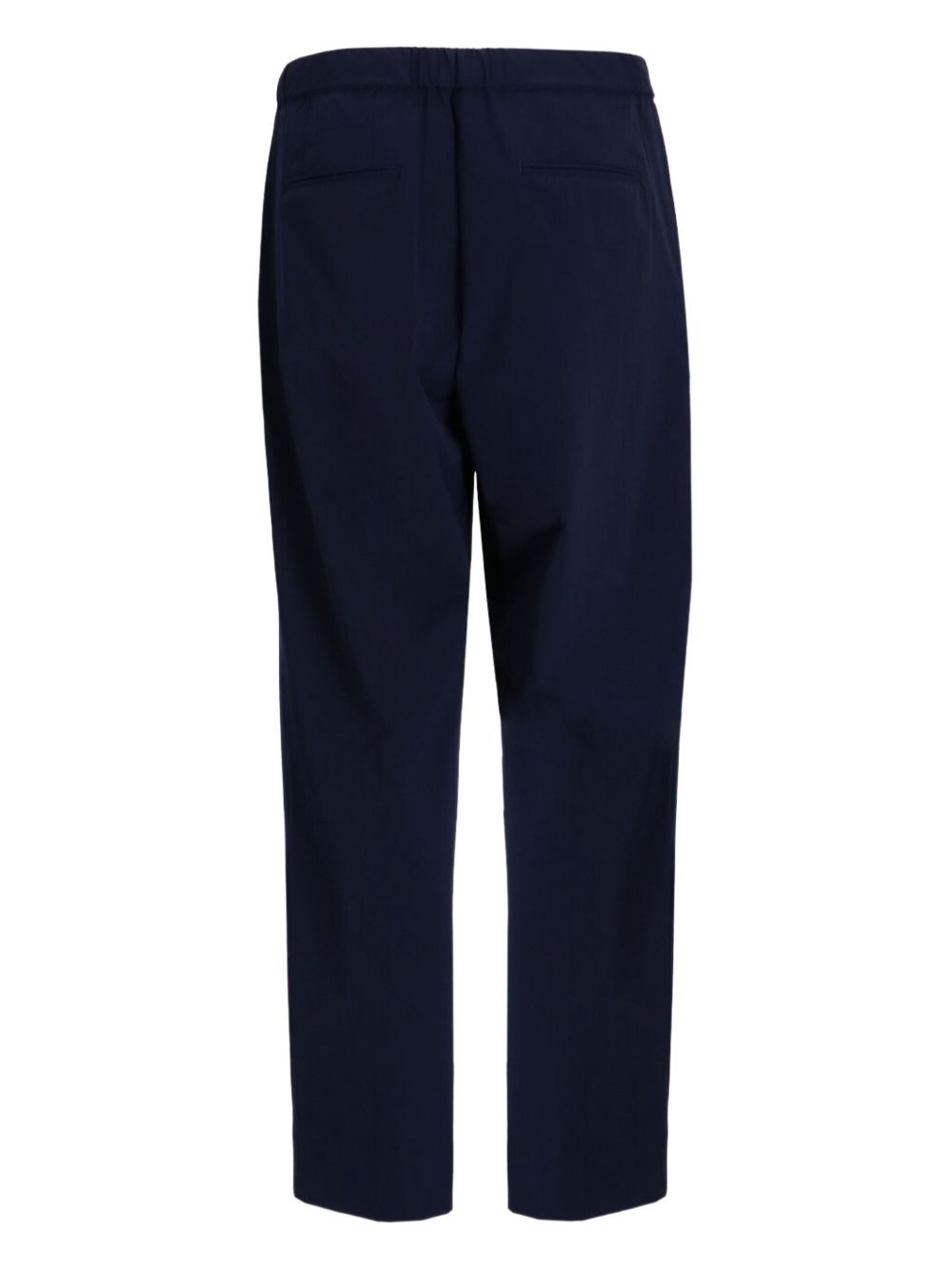 pleated straight-leg trousers - 3