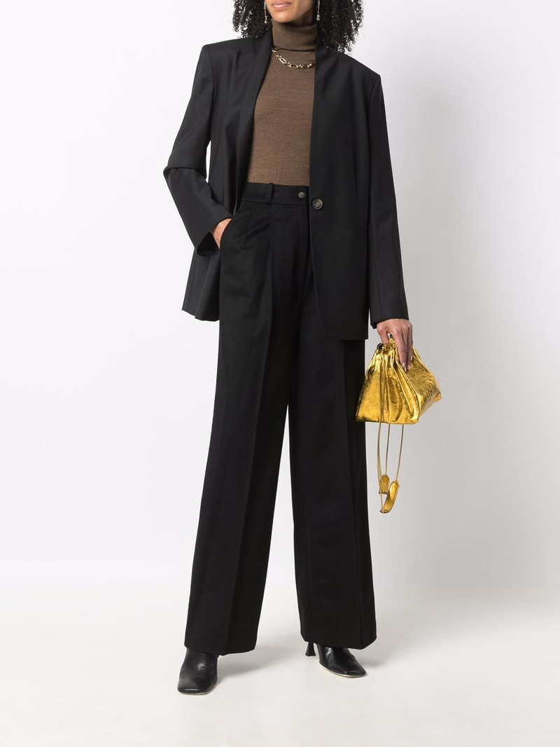 Loulou de Saison single-breasted wool blazer outlook