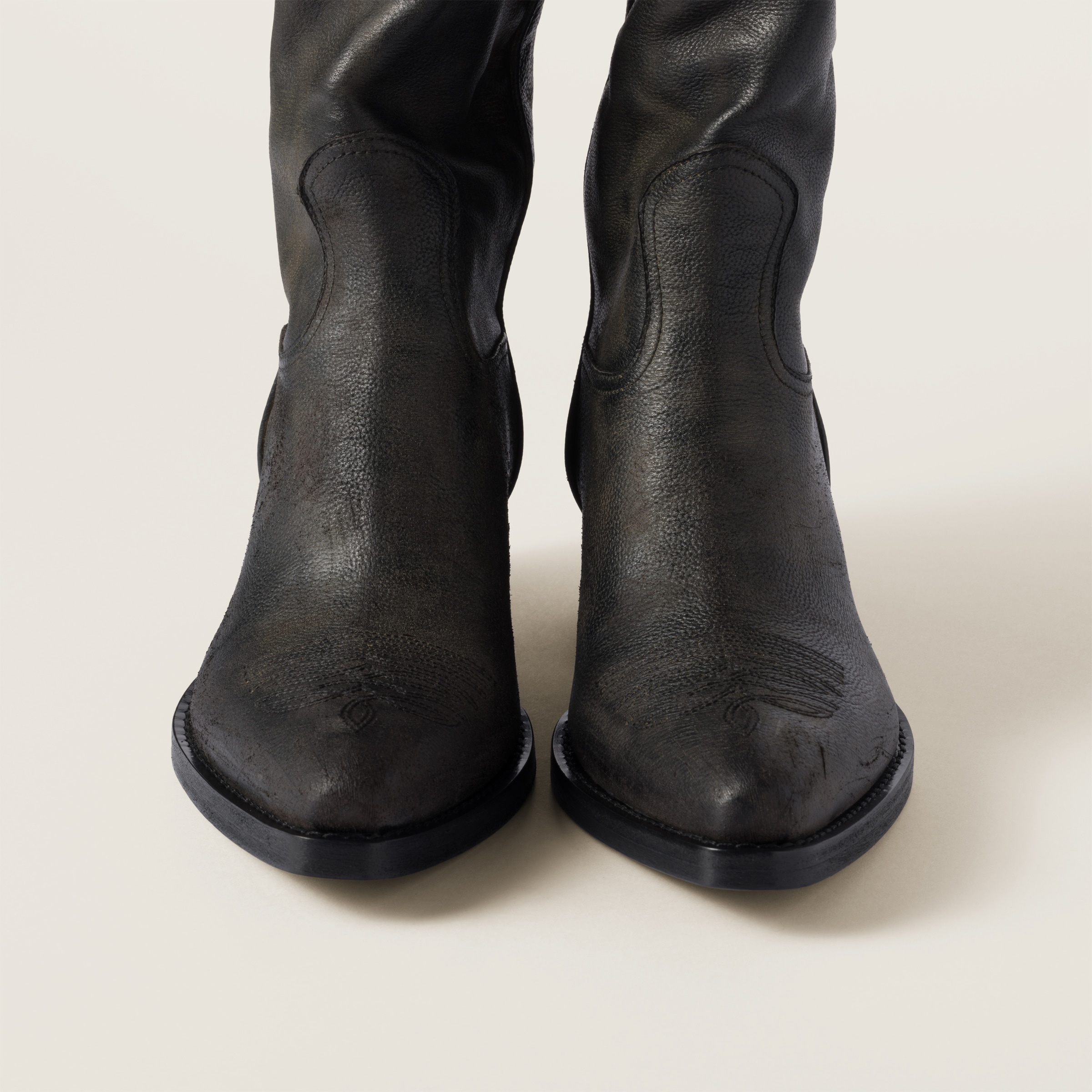 Leather boots - 4
