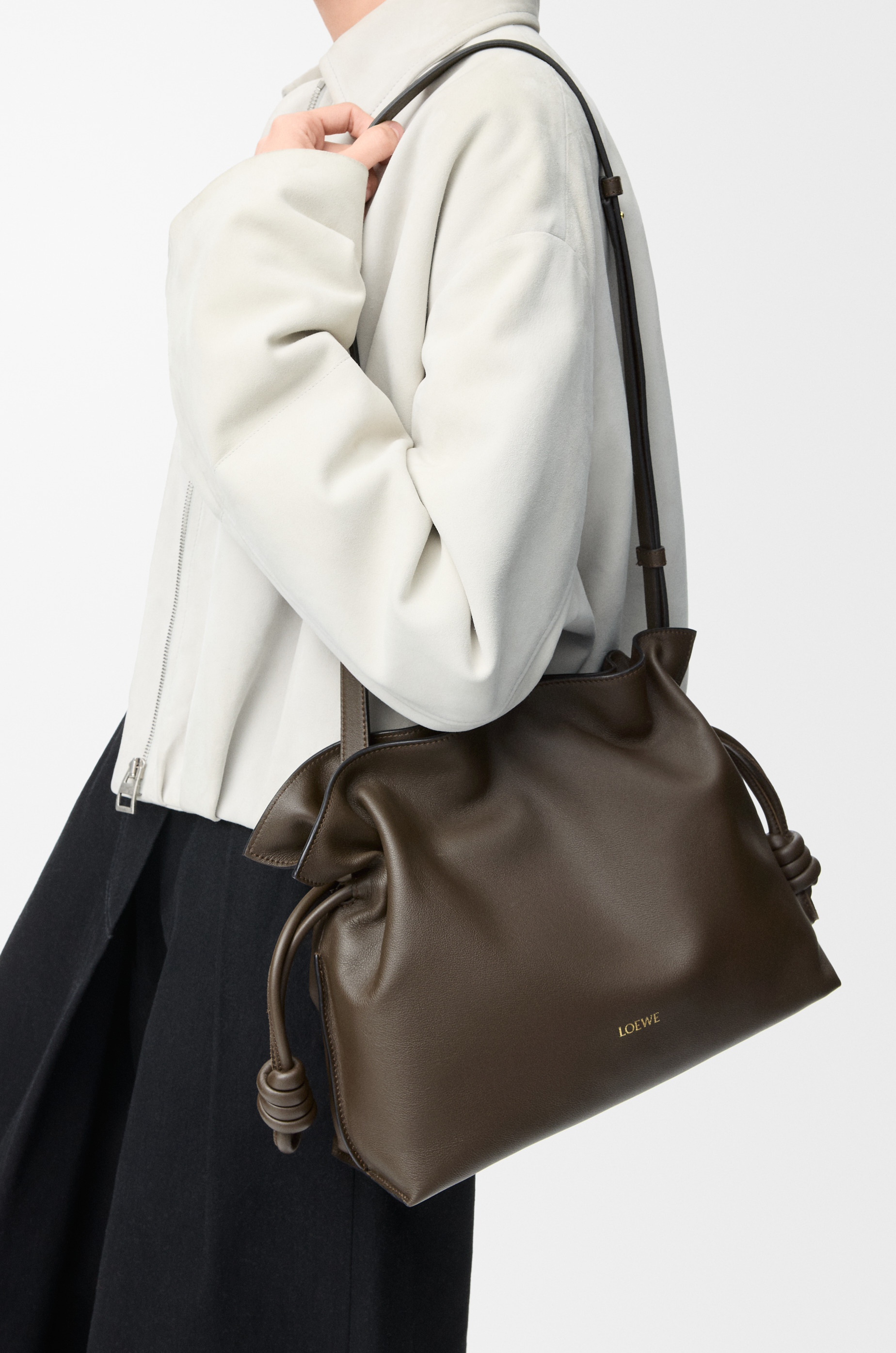 Flamenco clutch in nappa calfskin - 3