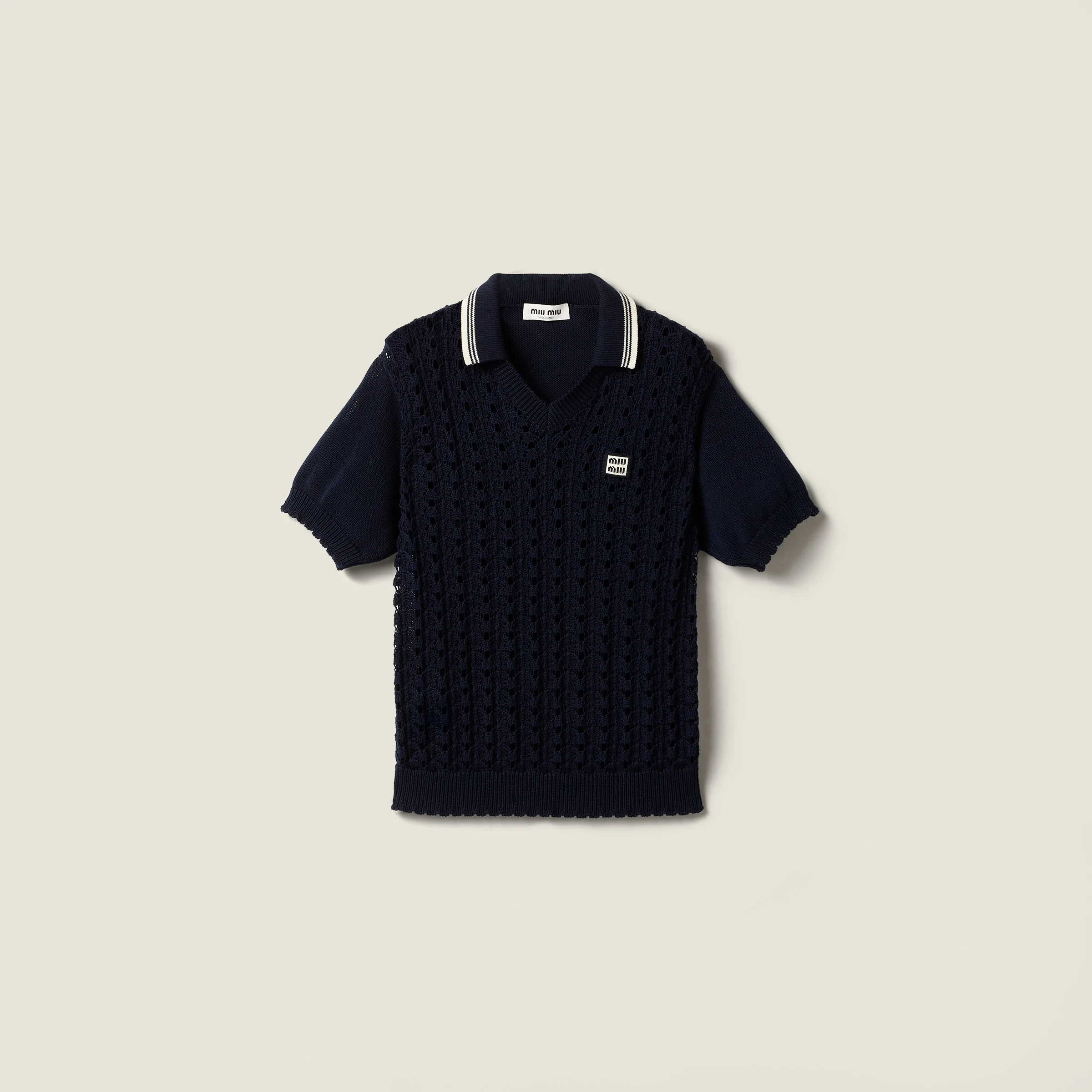 Cotton polo shirt - 1