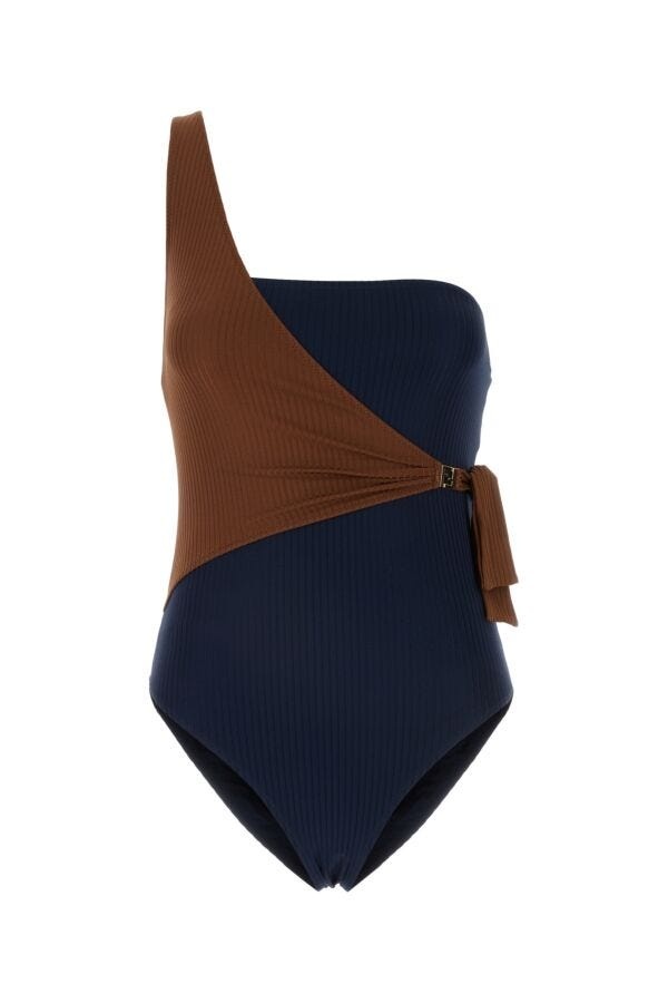 Fendi Woman Two-Tones Lycraâ® Swimsuit - 1