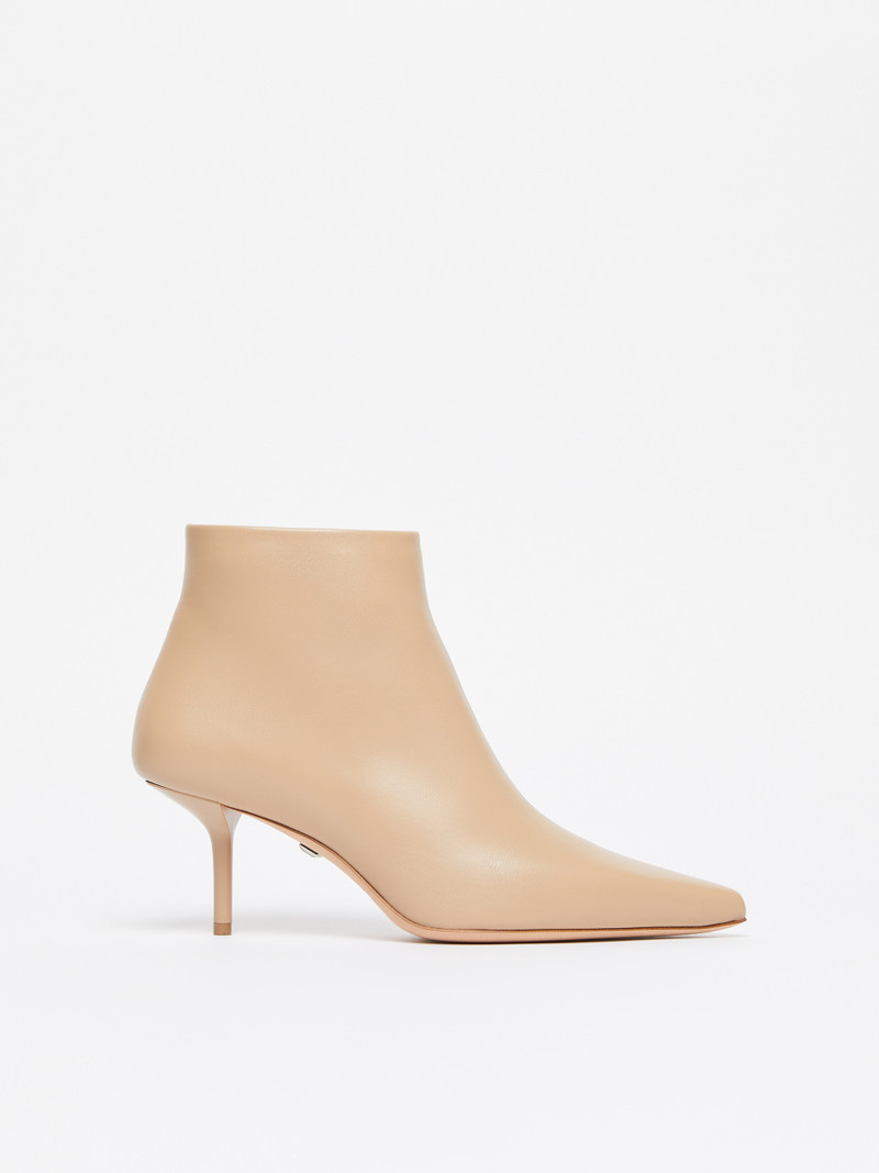 MMBOOTIE Zip-up leather ankle boots 1