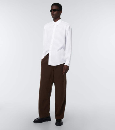 Acne Studios Striped oversized shirt outlook