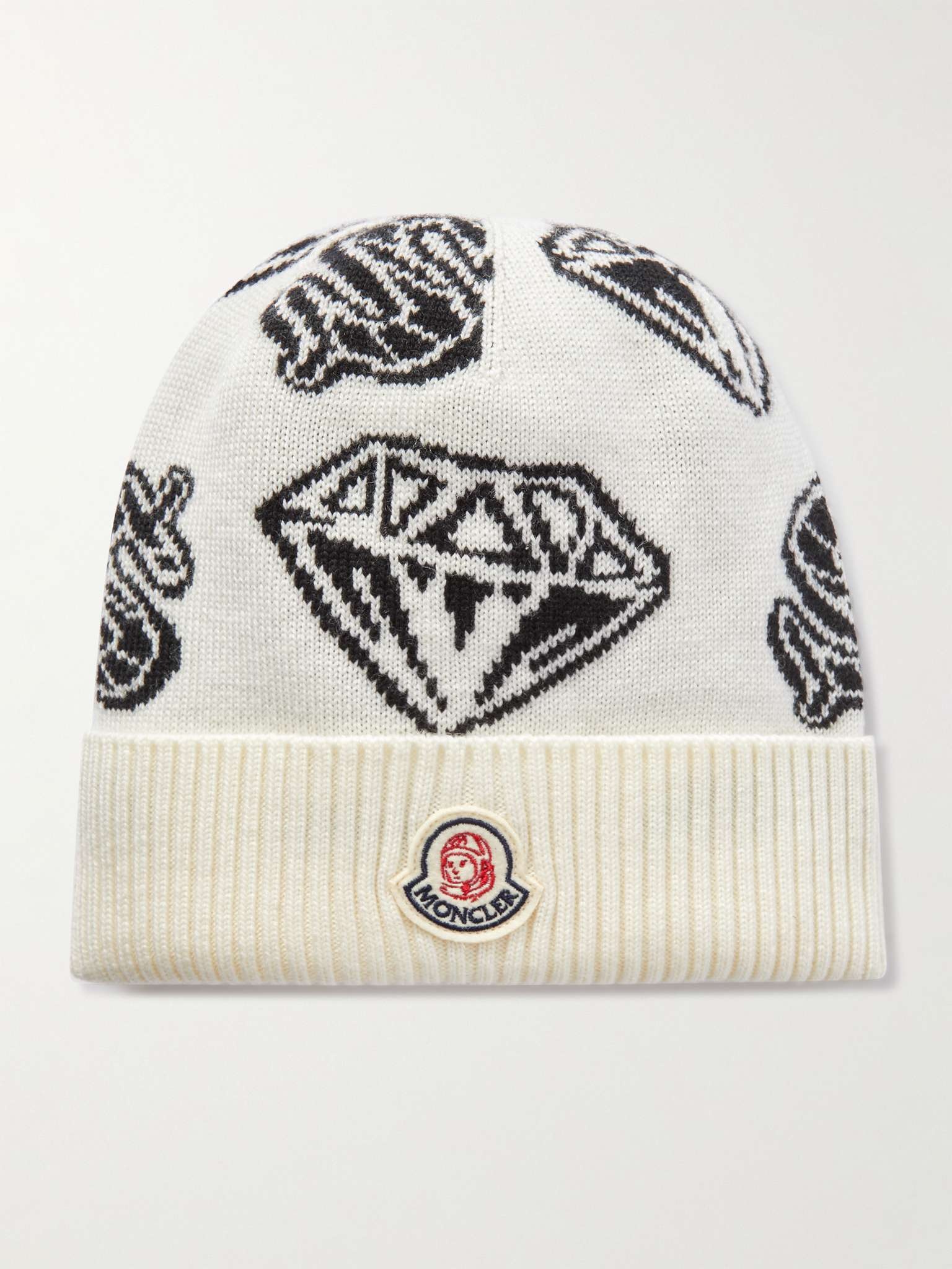 + Billionaires Boys Club Logo-Appliquéd Wool-Jacquard Beanie - 1