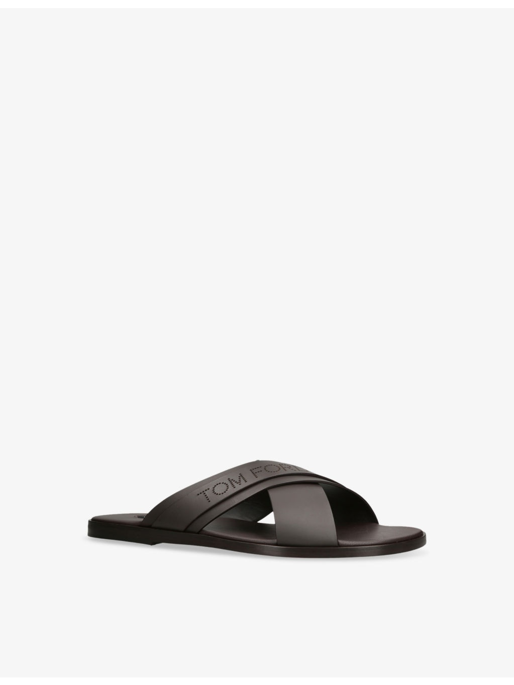 Preston Crossover-Strap Leather Sandals - 3
