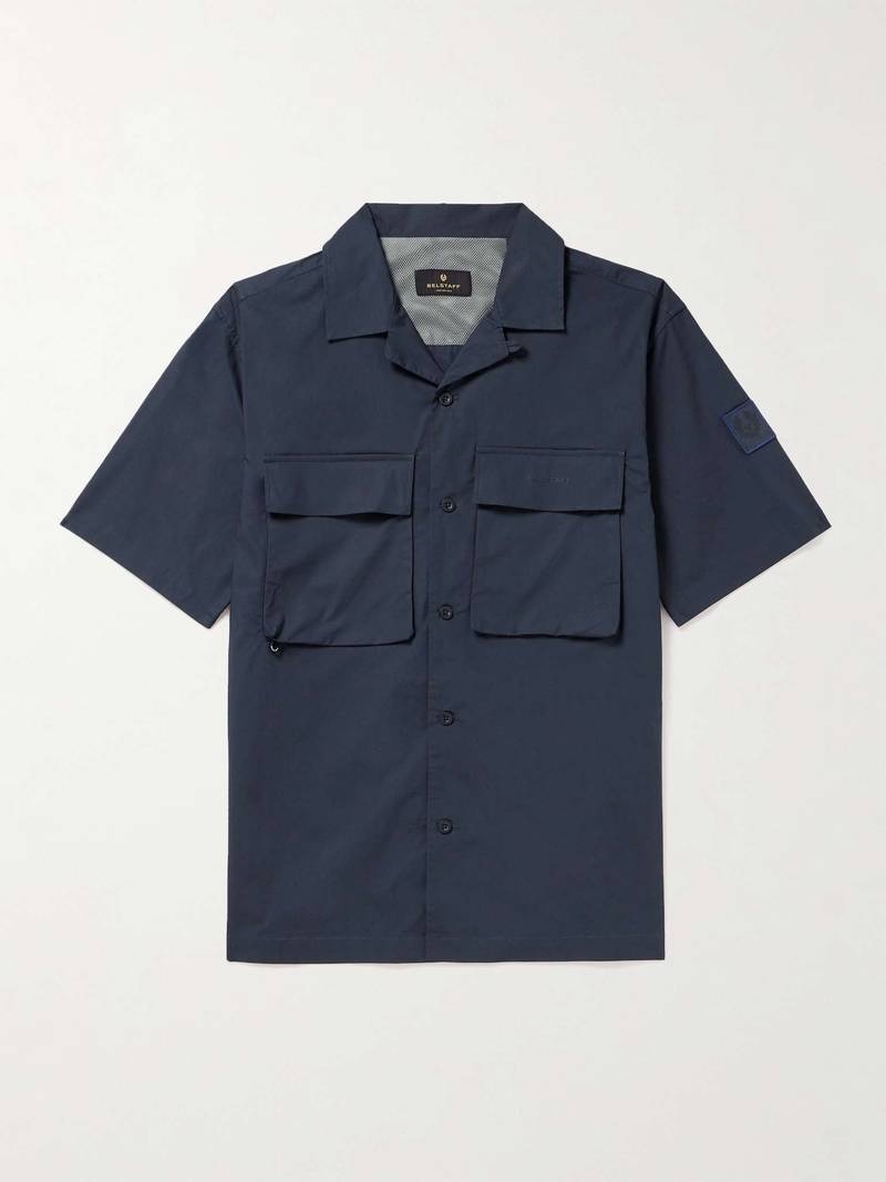 Rove Convertible-Collar Stretch-Cotton Poplin Shirt 1