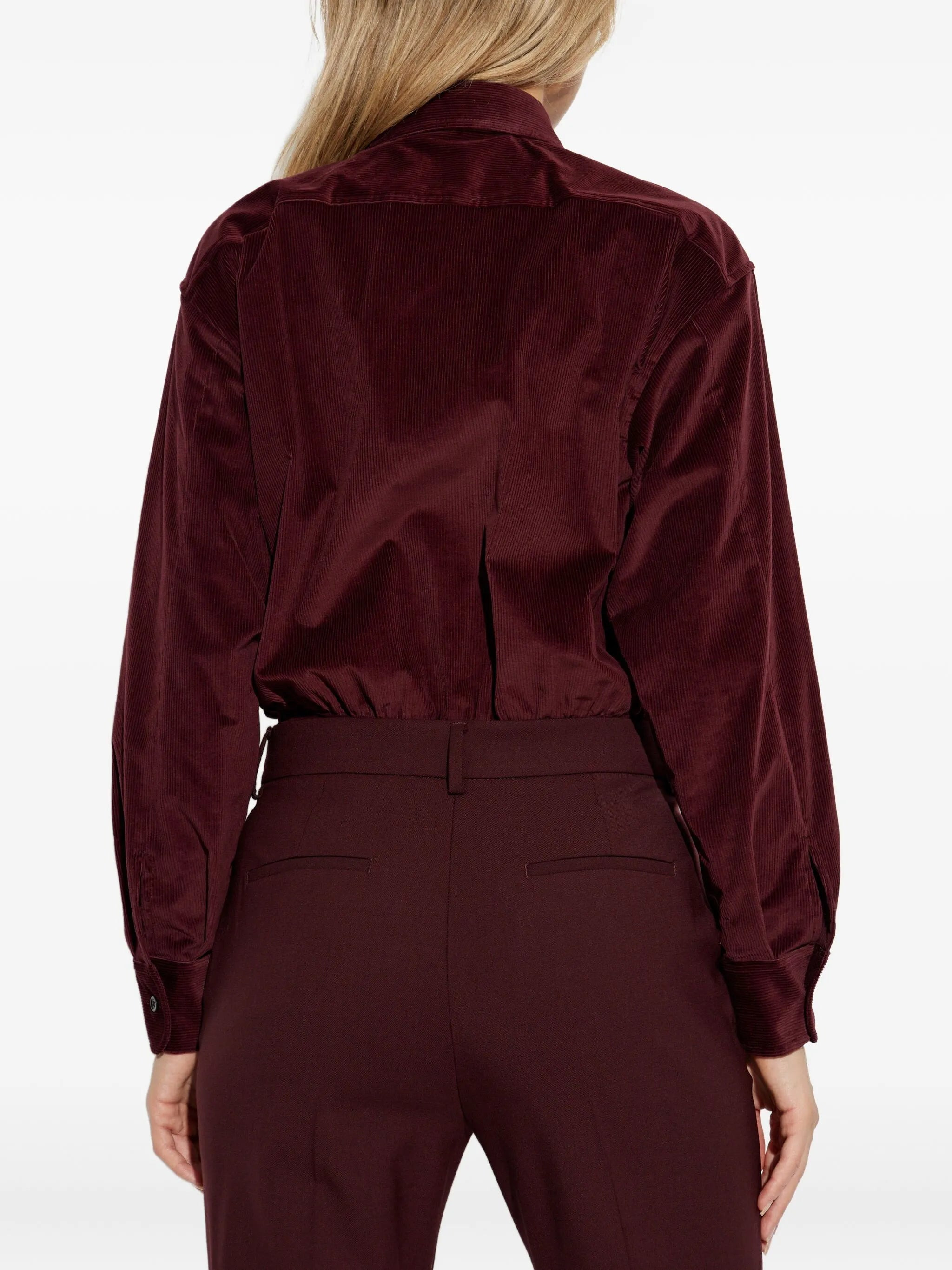 Max Mara Velvet Buttoned Bodysuit - 2