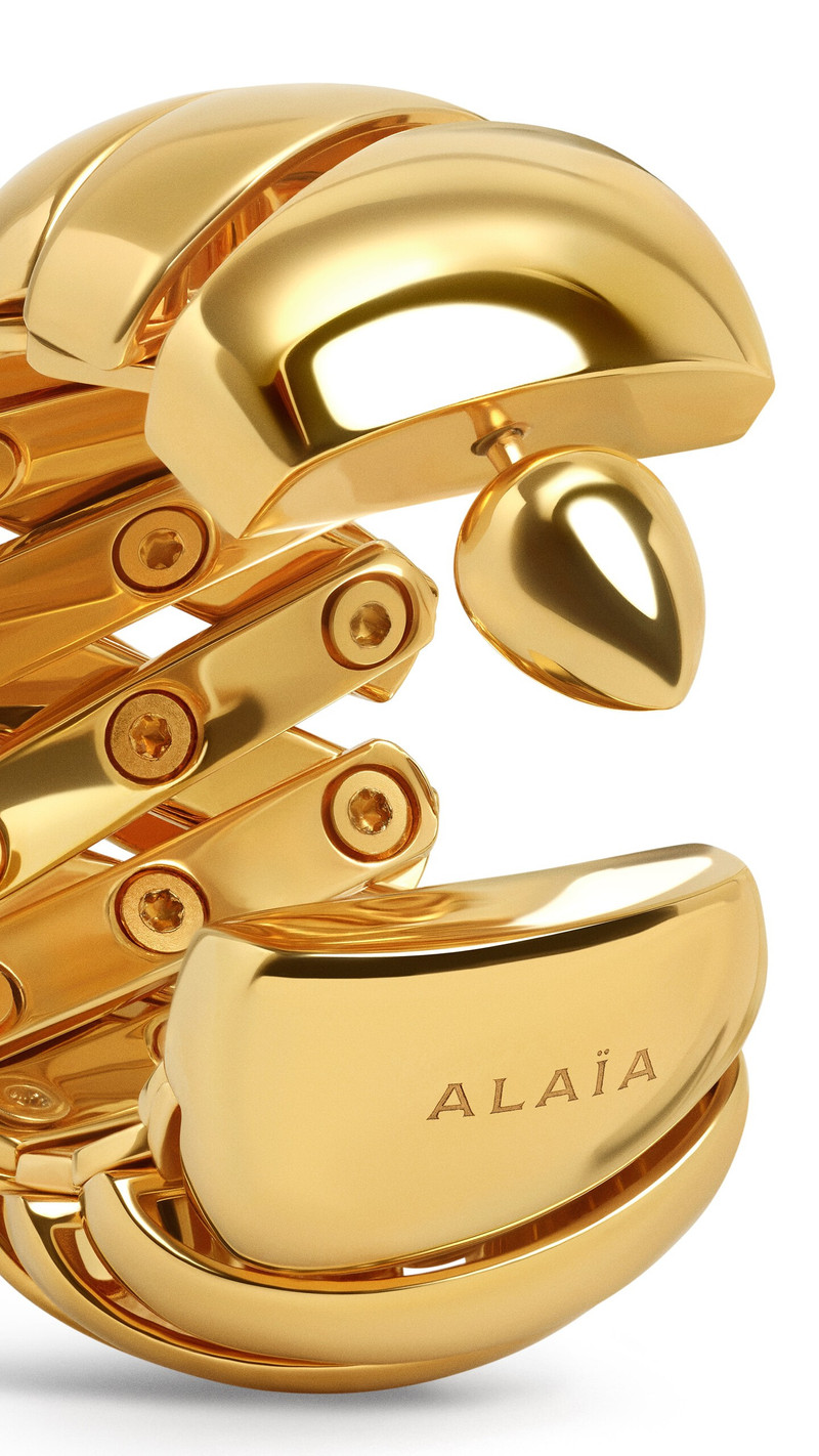 Alaïa MOTION HOOP EARRINGS outlook