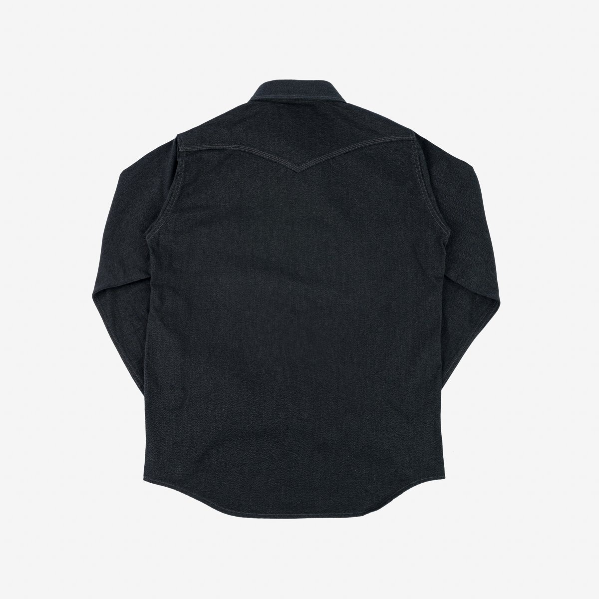 IHSH-367-BLK 10oz Mock Twist Twill Western Shirt - Black - 6