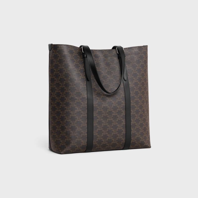 CELINE CABAS WITH BUCKLE in TRIOMPHE CANVAS AND CALFSKIN outlook