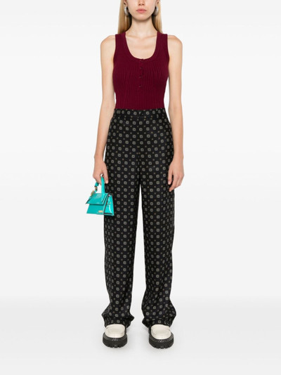 Moschino graphic-print trousers outlook