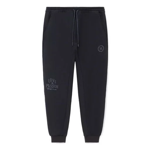 Li-Ning x DFT Way Of Wade Graphic Sweatpants 'Black' AKXR625-2 - 1