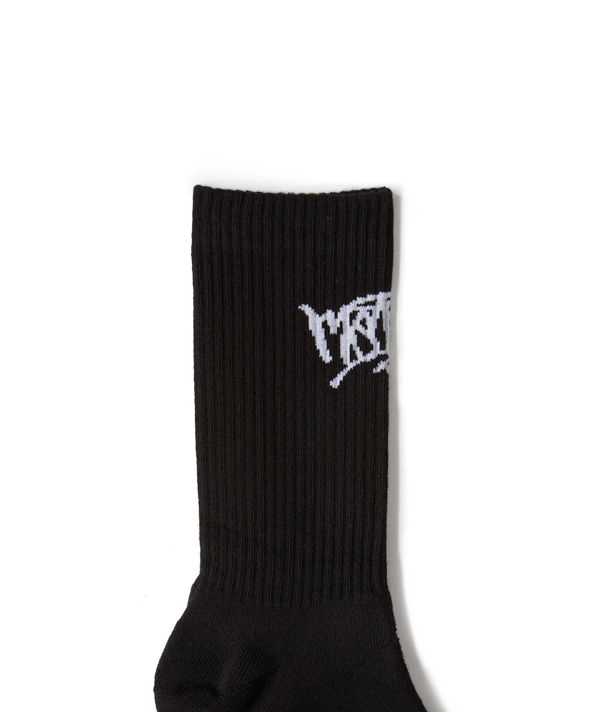 Socks with jacquard logo 2