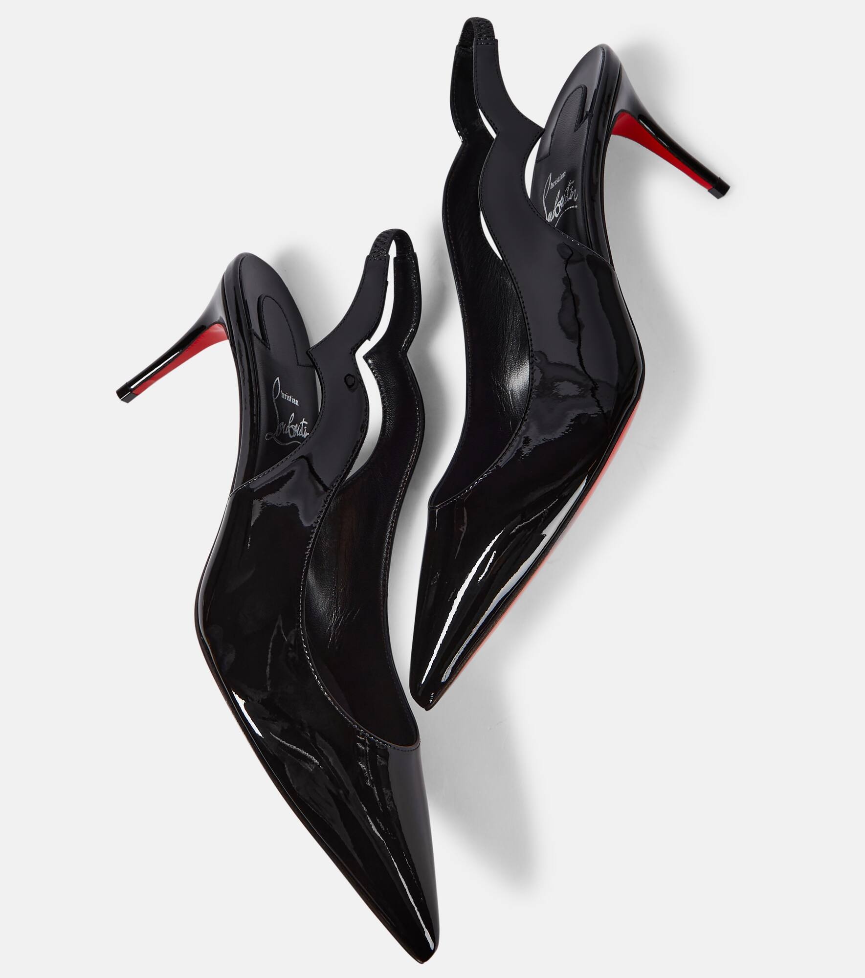 Hot Chick Sling patent leather slingback pumps - 6