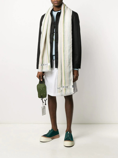 Loewe stripe linen scarf  outlook